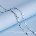 Twisted Piece Silver Chain Sterling Silver Design For Girl